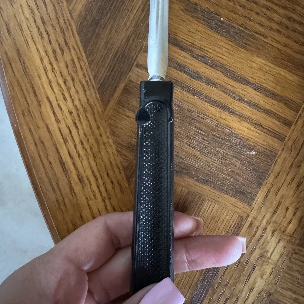 Vintage Ekco Metal Slotted Spatula Flipper‎ Turner Black Plastic Nylon Handle - Picture 7 of 7